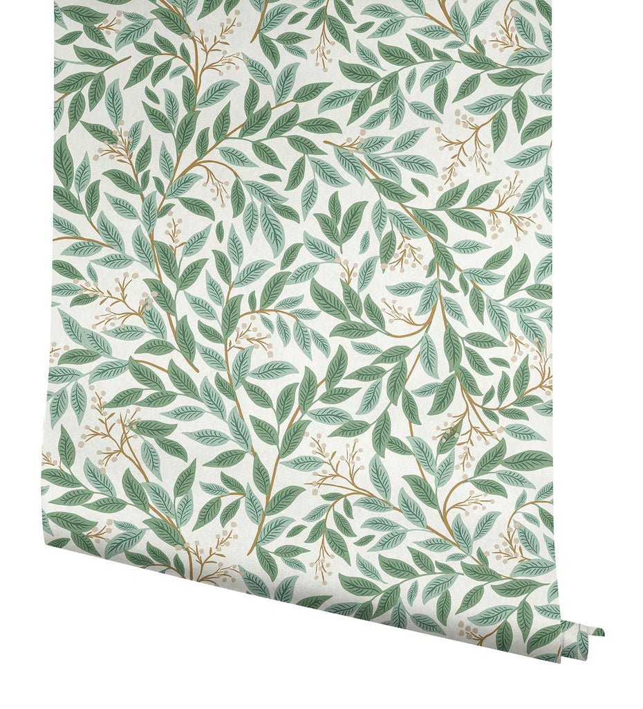 Rifle Paper Co. Willowberry Green Wallpaper