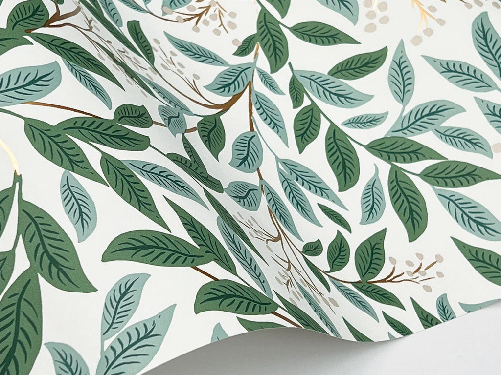 Rifle Paper Co. Willowberry Green Wallpaper