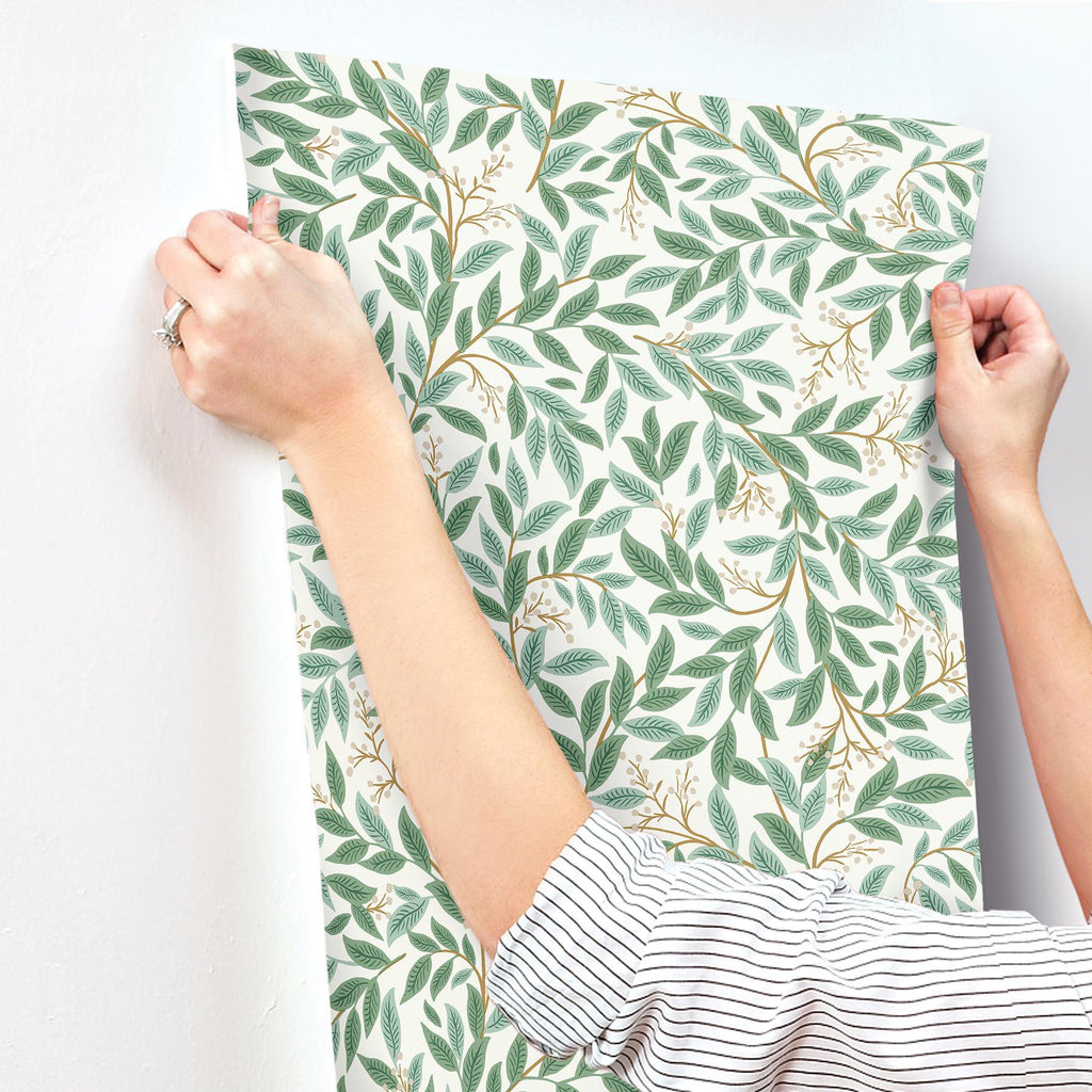 Rifle Paper Co. Willowberry Green Wallpaper