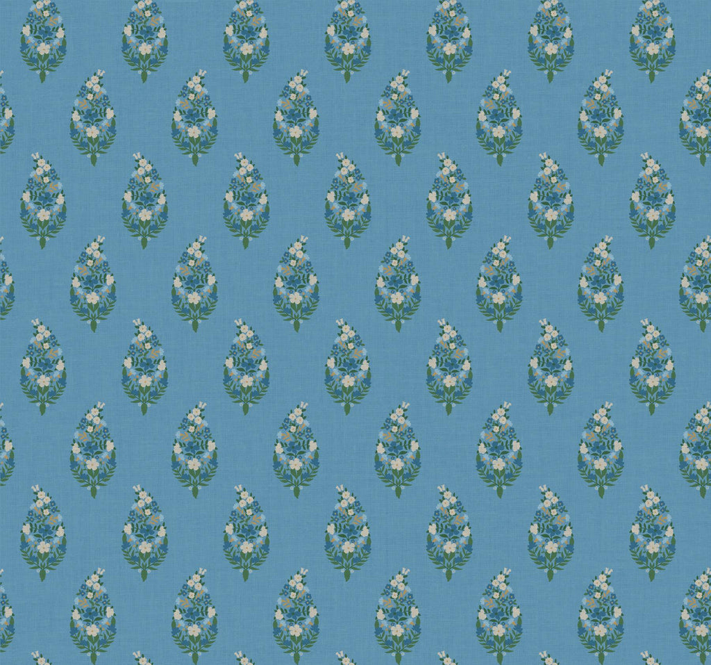 Rifle Paper Co. Paisley Blue Wallpaper