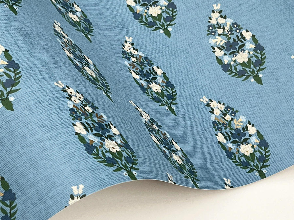 Rifle Paper Co. Paisley Blue Wallpaper