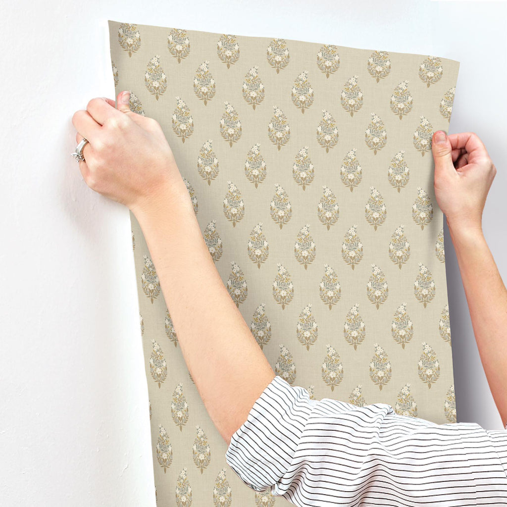 Rifle Paper Co. Paisley Beige Wallpaper