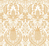 Rifle Paper Co. Pineapple Damask Metallic Wallpaper