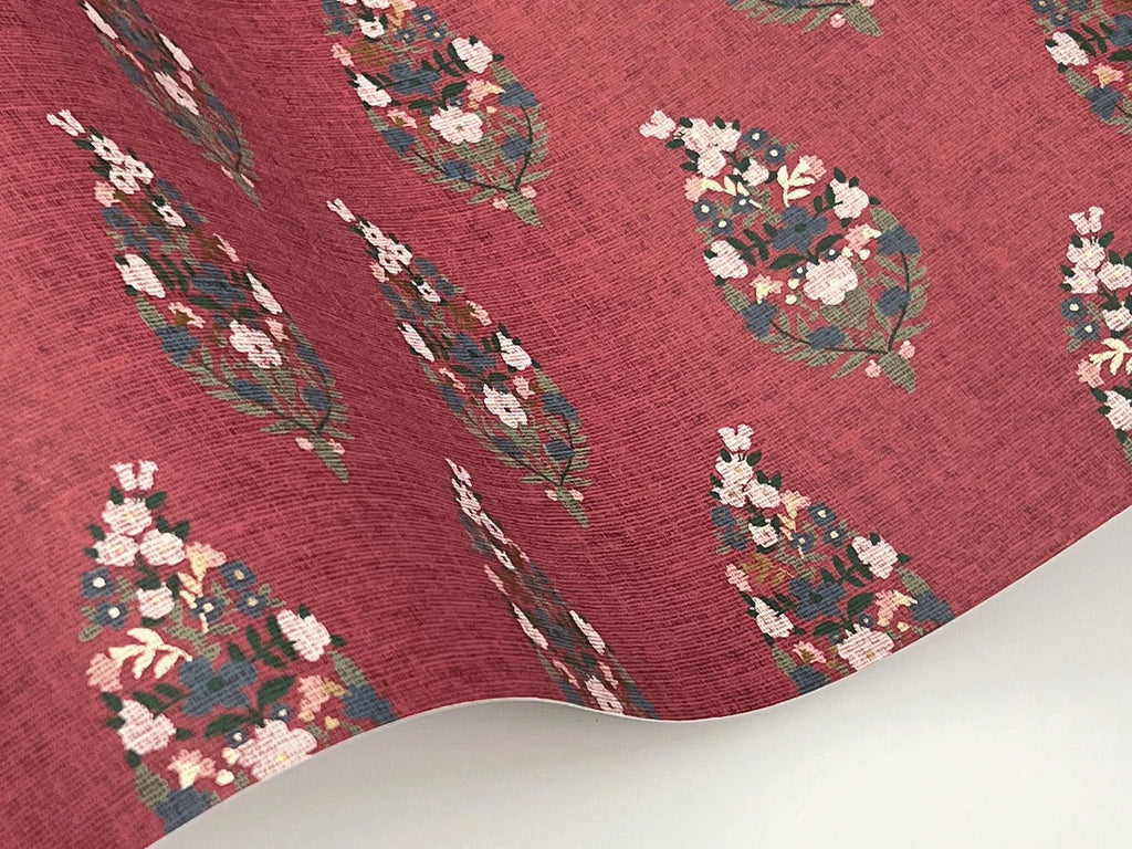 Rifle Paper Co. Paisley Red Wallpaper