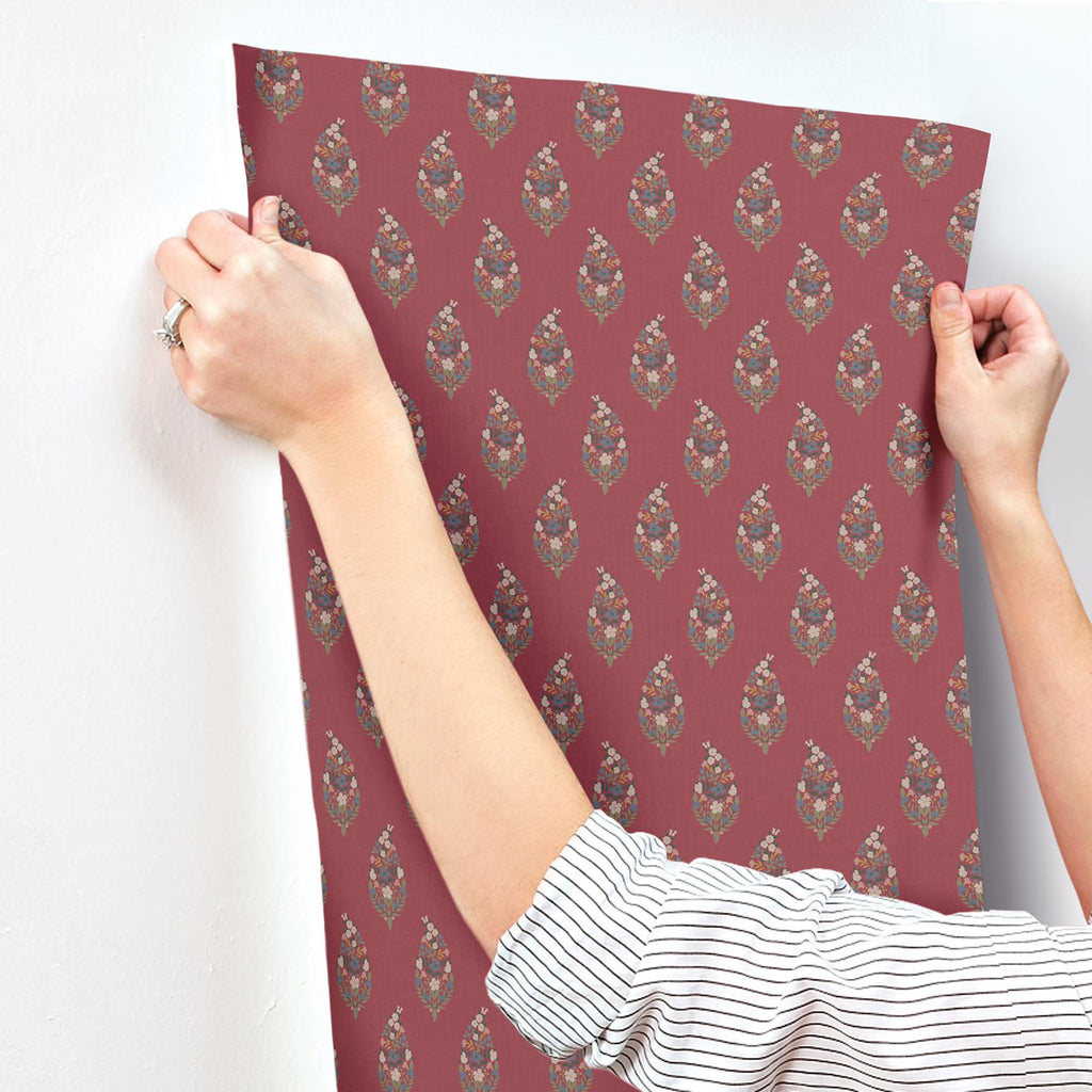 Rifle Paper Co. Paisley Red Wallpaper