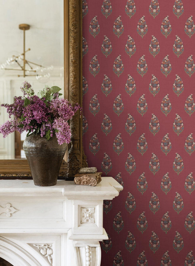 Rifle Paper Co. Paisley Red Wallpaper