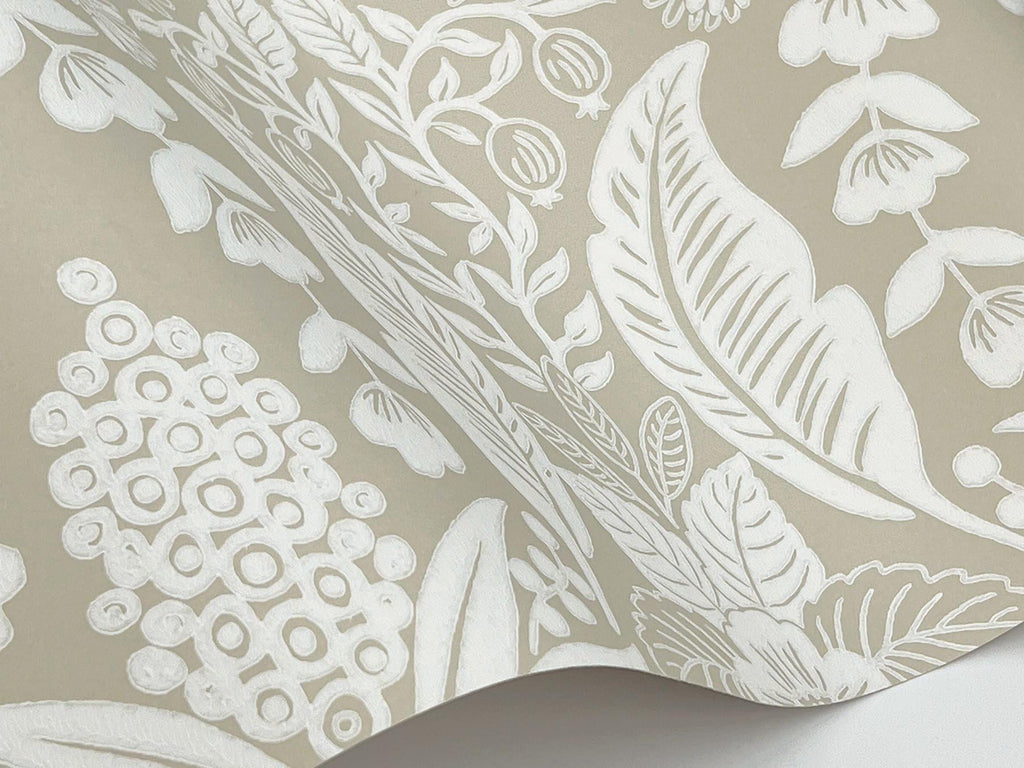 Rifle Paper Co. Pineapple Damask Beige Wallpaper