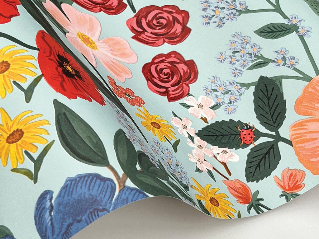 Rifle Paper Co. Blossom Blue Wallpaper