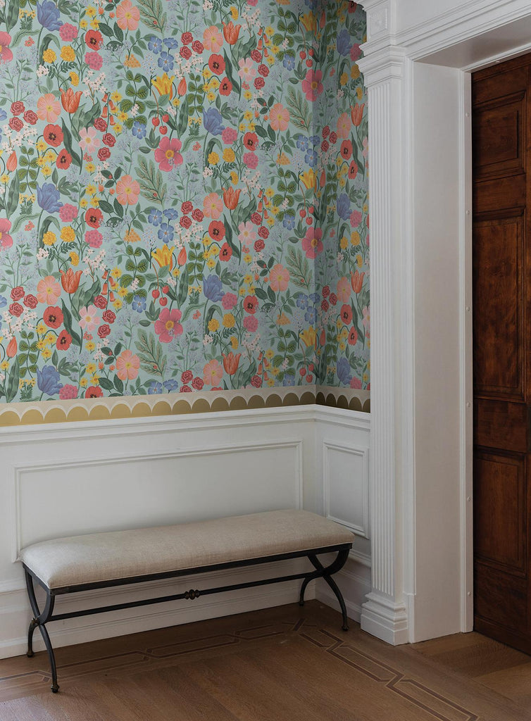 Rifle Paper Co. Blossom Blue Wallpaper