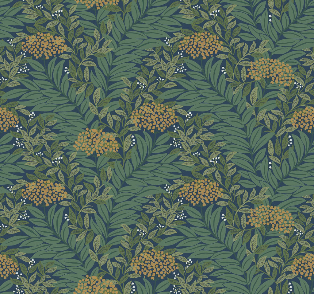 Rifle Paper Co. Highgrove Blue Wallpaper