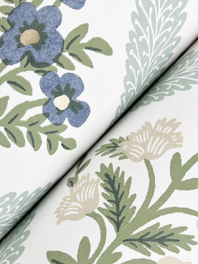 Rifle Paper Co. Estee Garden Green Wallpaper