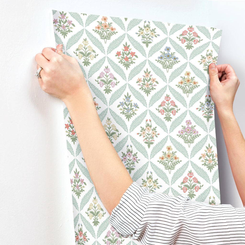 Rifle Paper Co. Estee Garden Green Wallpaper