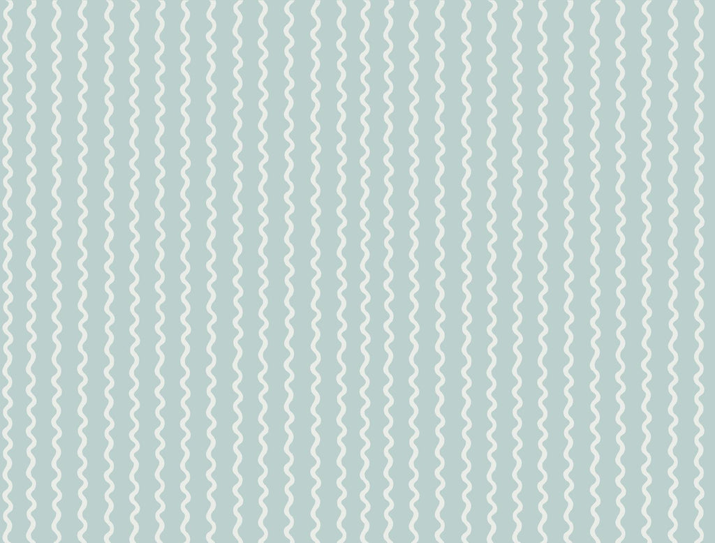 Rifle Paper Co. Rickrack Blue Wallpaper