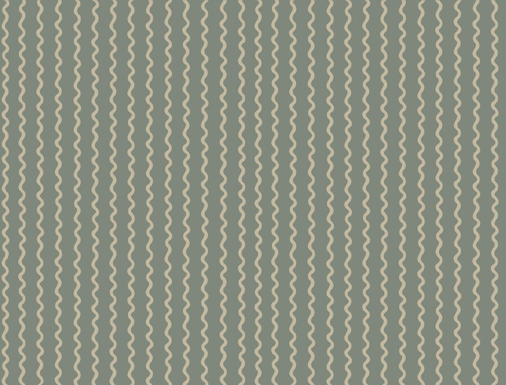 Rifle Paper Co. Rickrack Green Wallpaper