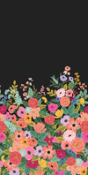 Rifle Paper Co. Garden Party Wall Black Mural