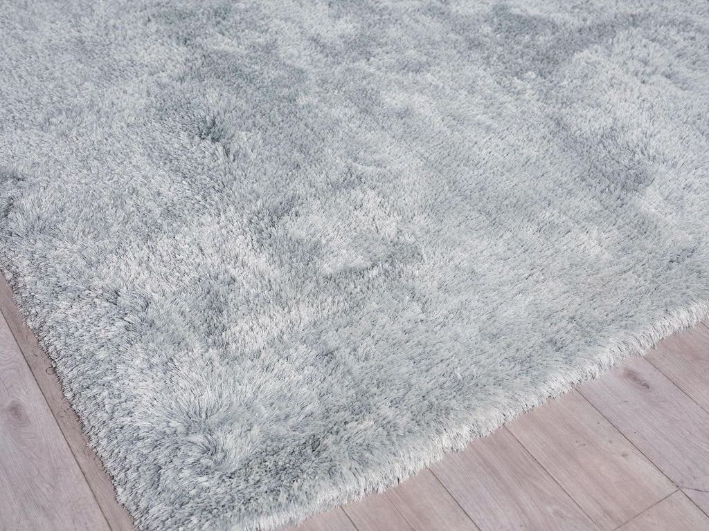 Exquisite Rugs Sumo Shag Handmade Handloomed Polyester/Microfiber 5487 Light Blue 11.5' x 14.5' Area Rug