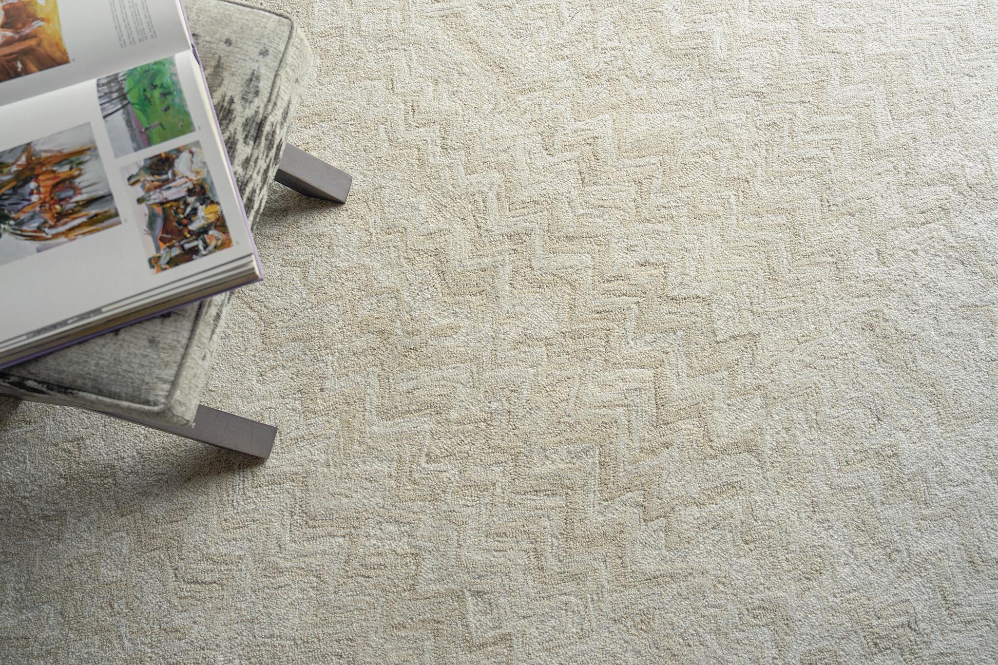 Wavelength Hand Tufted top New Zealand Wool Carpet