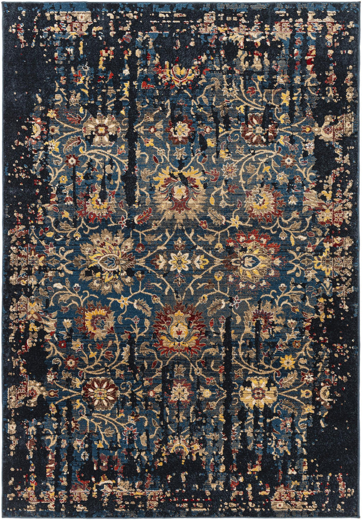 Surya Crafty CRT-2322 Beige Blue 2' x 2'11" Rug