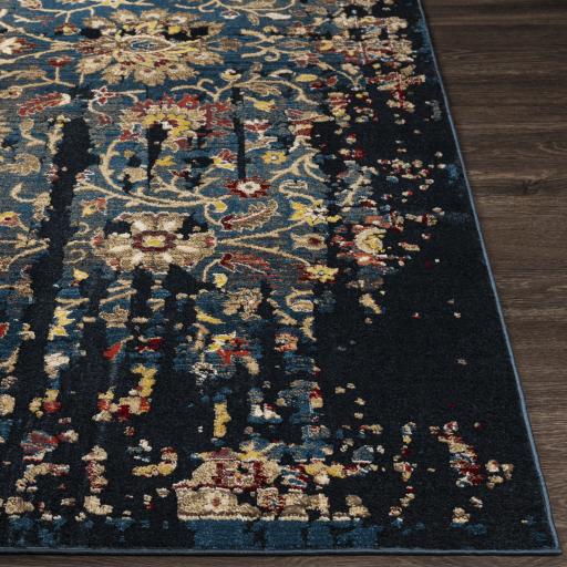 Surya Crafty CRT-2322 Beige Blue 2' x 2'11" Rug