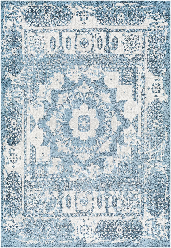 Surya Lavadora LVR-2314 Blue Cream 7'10" x 10' Rug