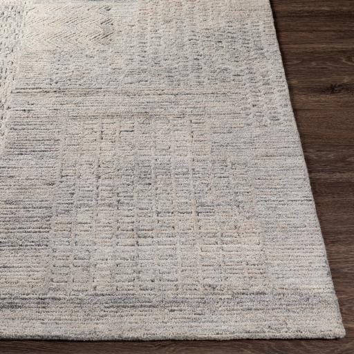 Surya Rosario ROA-2300 Charcoal Light Beige 2' x 3' Rug