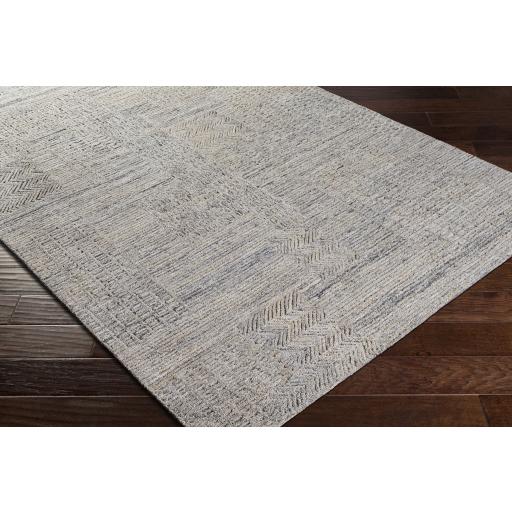 Surya Rosario ROA-2300 Charcoal Light Beige 2' x 3' Rug