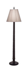 Jamie Young Revolution Wood Floor Lamp, Black