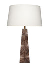 Jamie Young Palm Marquetry Table Lamp