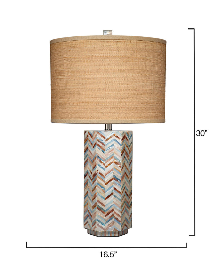 Jamie Young Lucille Mother of Pearl Table Lamp