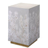 Jamie Young Garland Floral Accent Side Table, Dove