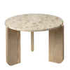 Jamie Young Quarry Wood And Tendua Stone Coffee Table