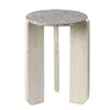 Jamie Young Quarry Wood And Terrazzo Stone Side Table