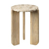 Jamie Young Quarry Wood And Tendua Stone Size Table