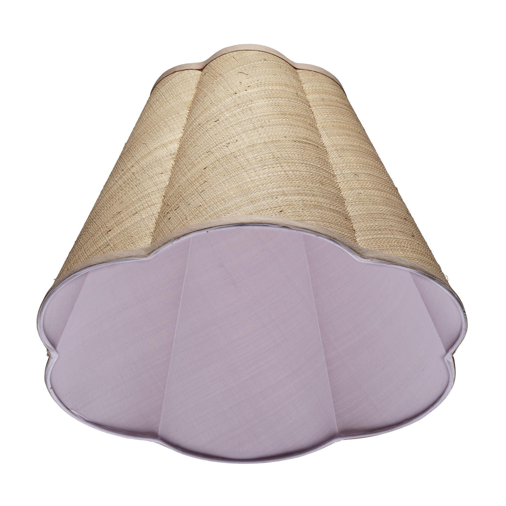 Jamie Young Scalloped Raffia Lamp Shade, Large