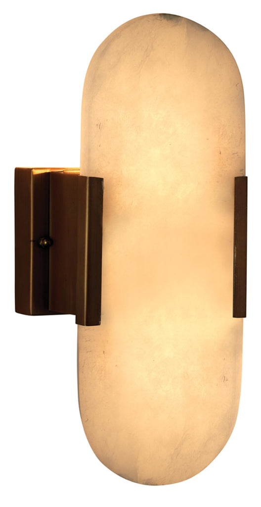 Jamie Young Wall Sconce, Antique Brass Metal