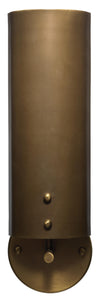 Jamie Young Olympic Wall Sconce, Antique Brass Metal