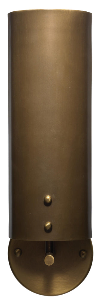 Jamie Young Olympic Wall Sconce, Antique Brass Metal