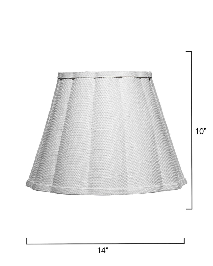 Jamie Young Scalloped 1-Light Wall Sconce, White Linen