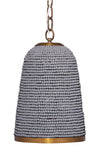 Jamie Young Creekside I-Light Beaded Pendant, Slate Blue