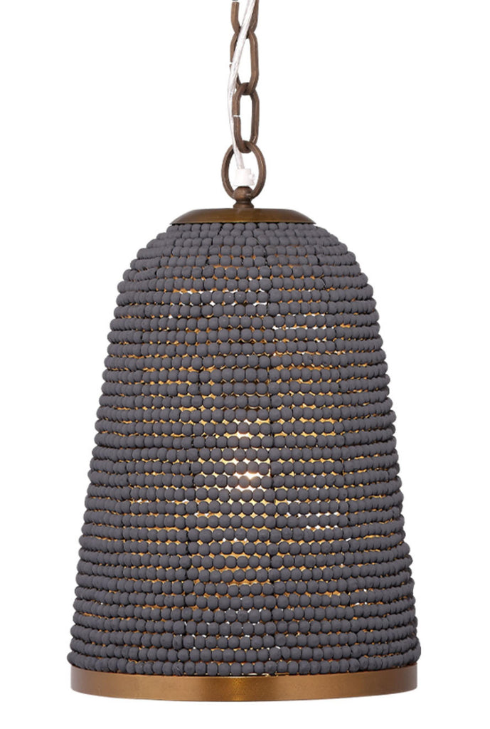 Jamie Young Creekside I-Light Beaded Pendant, Slate Blue