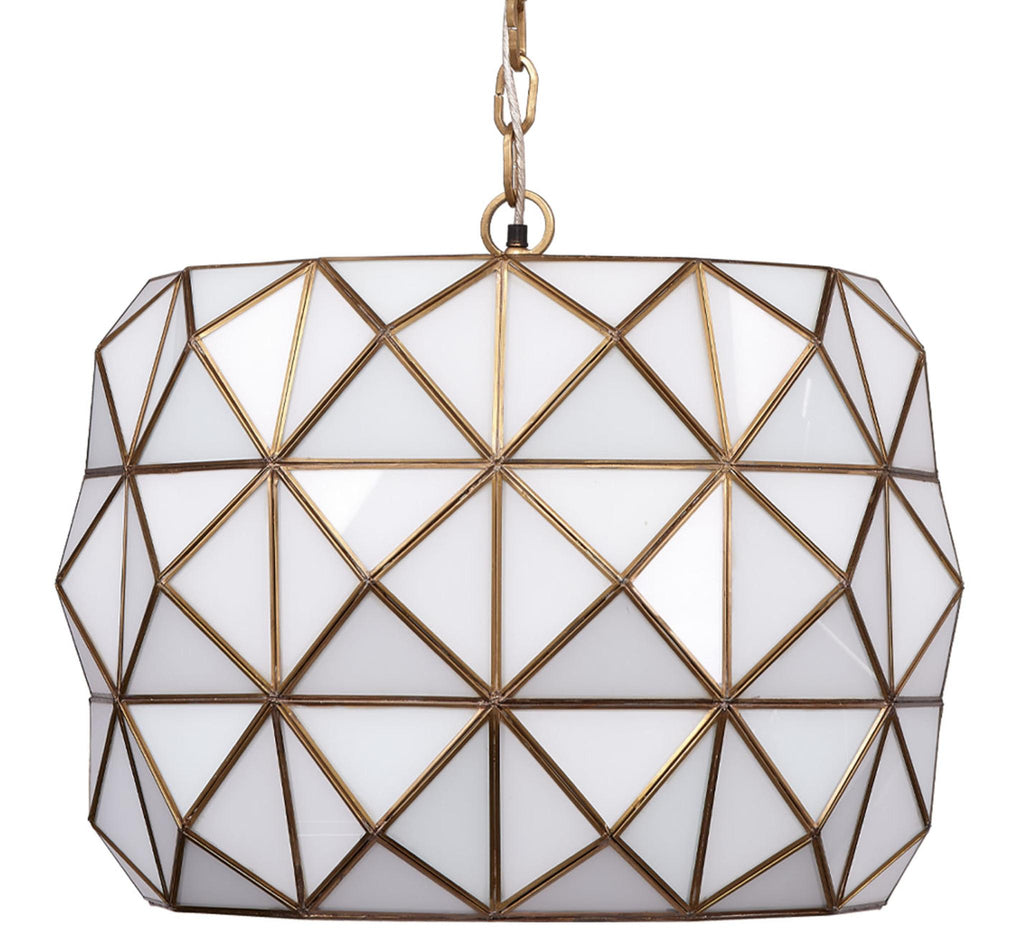 Jamie Young Hollywood 1-Light Glass and Metal Pendant