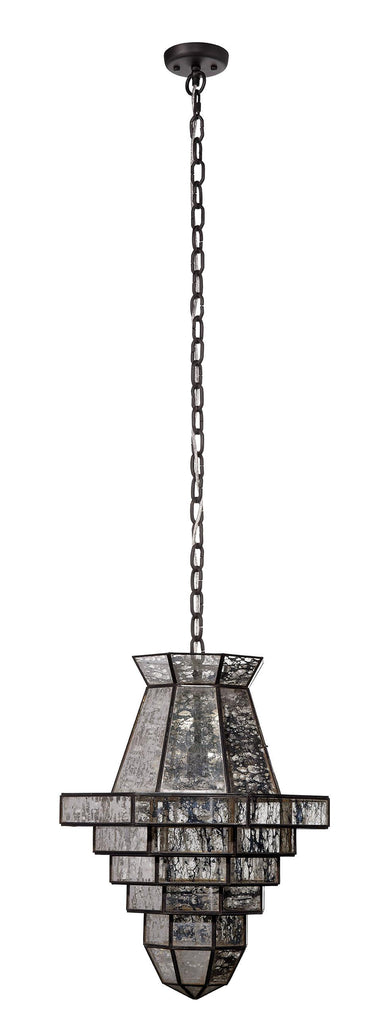 Jamie Young Imperial 1-Light Glass and Metal Pendant