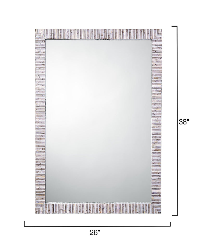 Jamie Young Marmont Mother of Pearl Rectangle Mirror