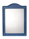 Jamie Young Hilltop Raffia Arch Wall Mirror, Indigo