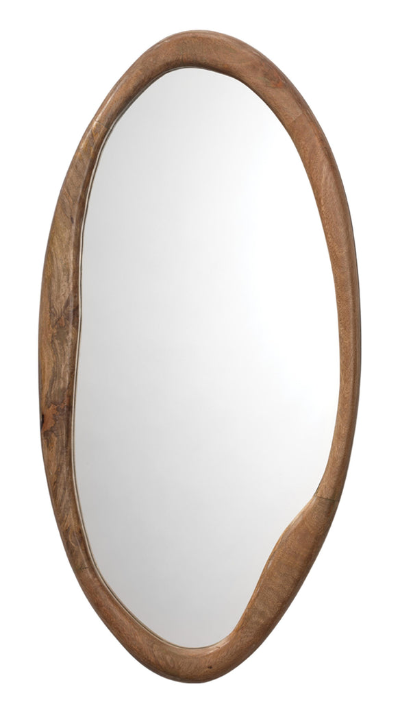 Jamie Young Organic Mango Wood Oval Mirror