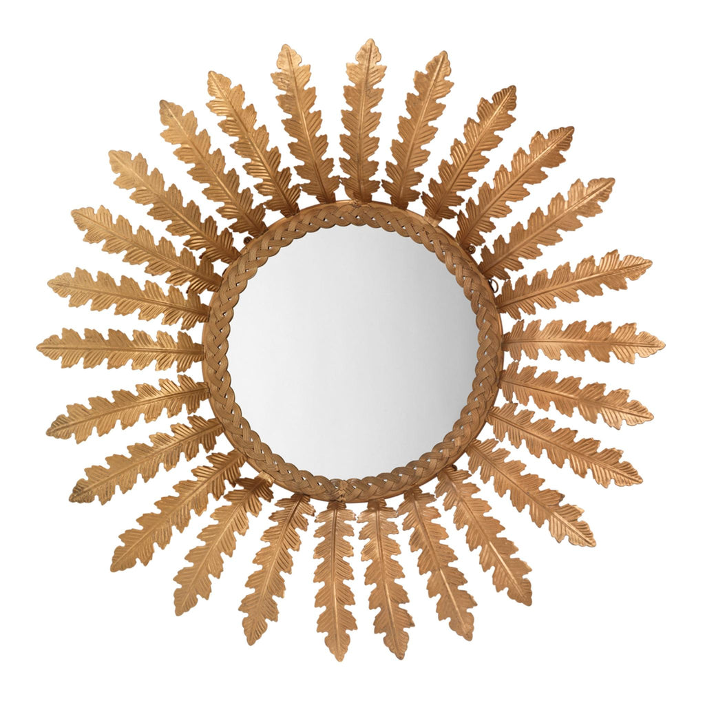 DecoratorsBest Elouise Metal Mirror, Antique Brass