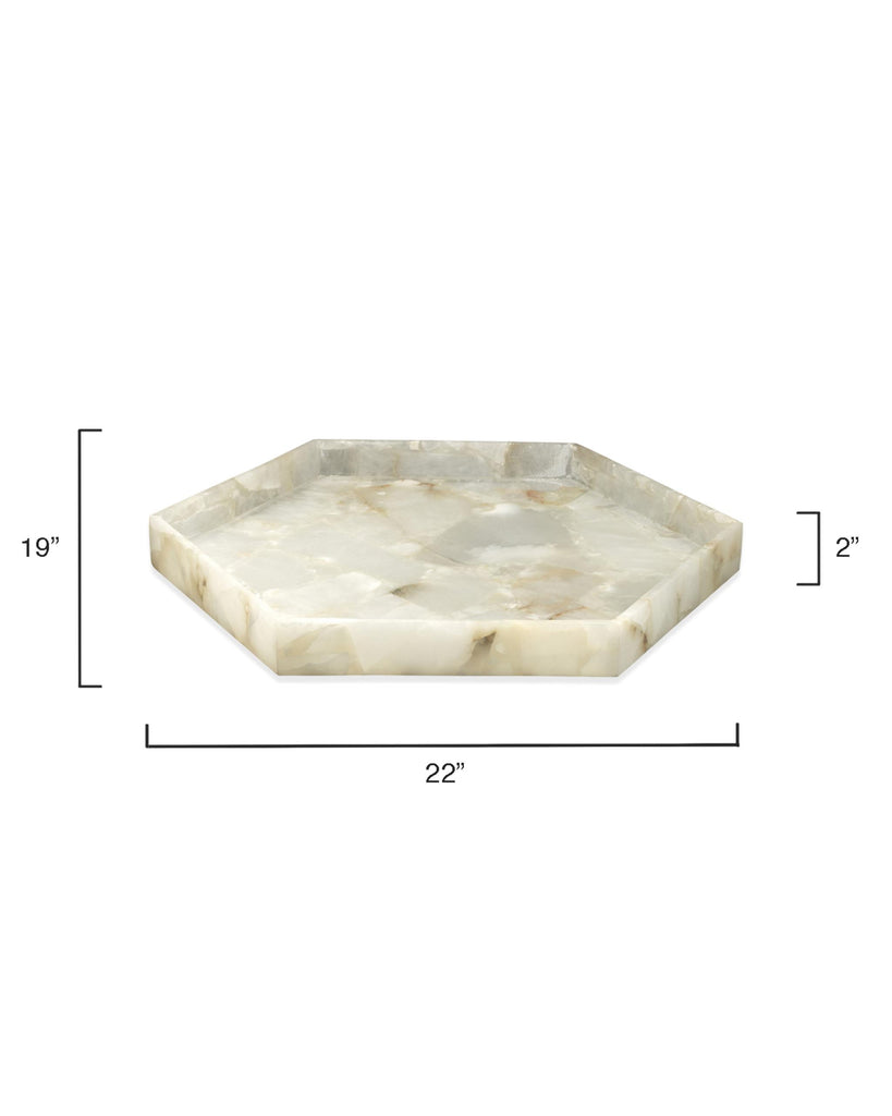 DecoratorsBest Antonia Alabaster Tray