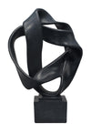 Decoratorsbest Black Intertwined Object On Stand