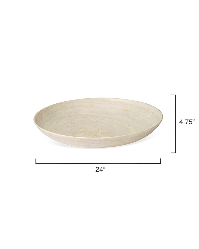 DecoratorsBest Marble Bowl, Extra Large