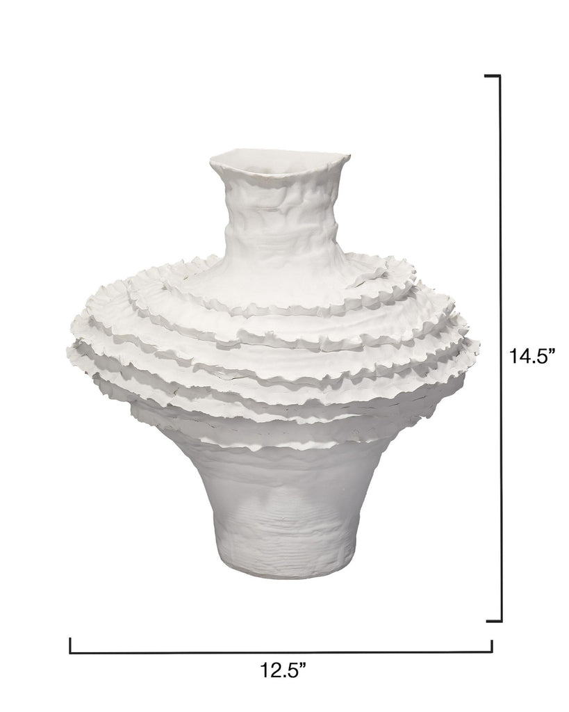 DecoratorsBest Ruffle Ceramic Decorative Vase